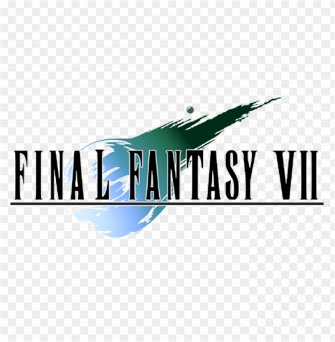 Free Download Hd Png Ff7 Logo Png Final Fantasy 7 Png Transparent