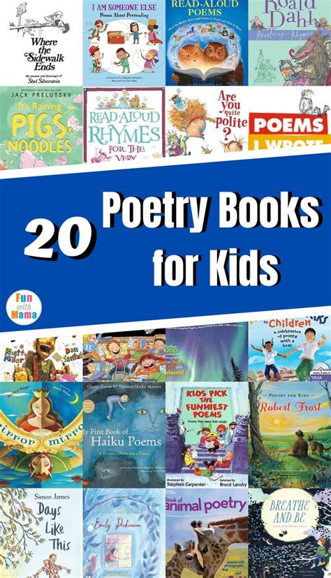 Poetry Books For Kids Poetry Books For Kids Poetry For Kids Poetry