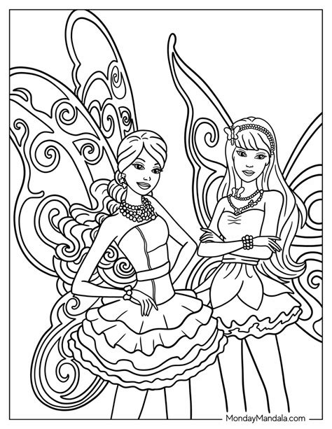 Barbie Fairytopia Coloring Pages