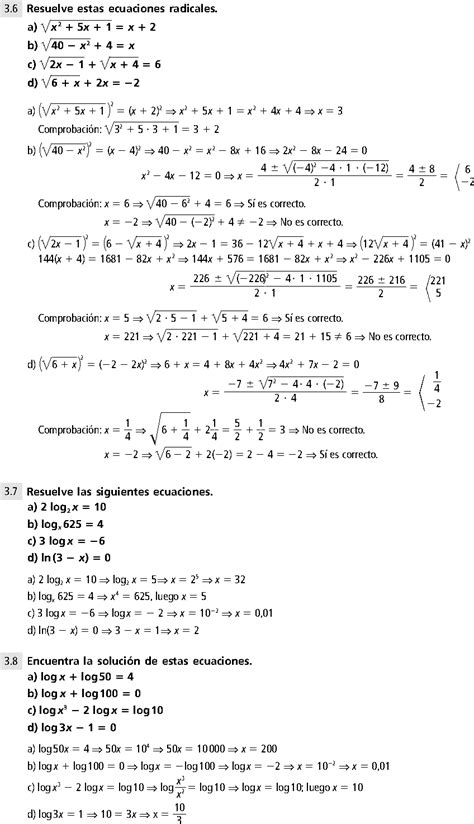 Ecuaciones Y Sistemas Ejercicios Resueltos De Secundariamatematica 4