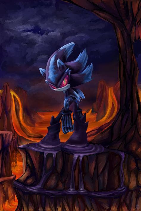 Mephiles The Dark Sonic And Shadow Sonic Sonic Fan Art