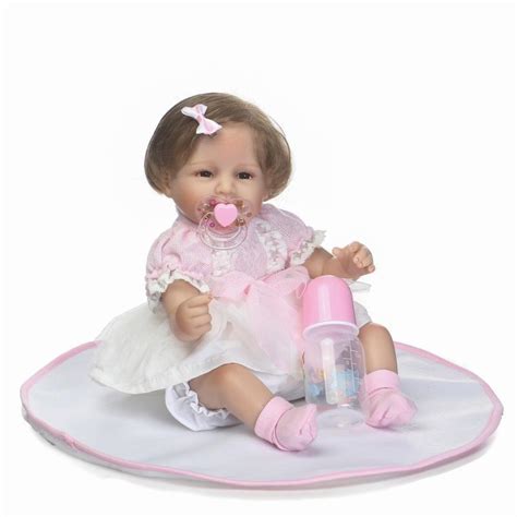 Tukku Mini Silikoni Uudestisyntynyt Vauva Nukke Vauvat Prinsessa Lelut