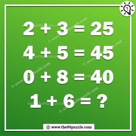 Tricky Math Puzzle For Genius Maths Puzzles Logical Thinking Math