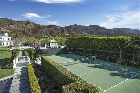 Rob Lowe Plus Theres A Championship Tennissports Court With Two