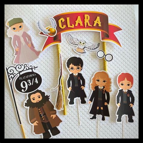 Check spelling or type a new query. Cake topper Harry Potter no Elo7 | Atelier Delicato (F64CD3)