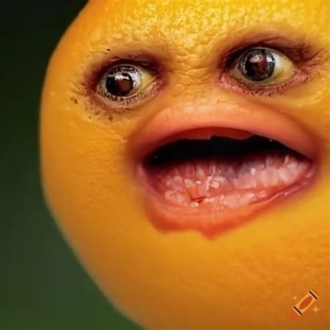 Funny Image Of The Annoying Orange On Craiyon