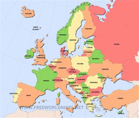 Map Of Europe