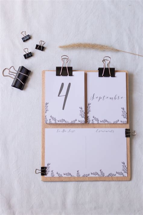 Diy Printable • Mon Calendrier Diy Esprit Kinfolk à Imprimer • La