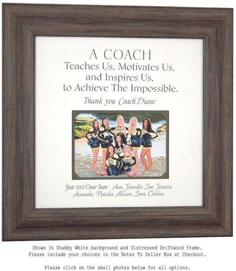 End Of Season Gift For Cheer Coach Handmade Cheerleading Coach Gifts