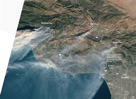 Astounding Nasa Imagery Shows Scope Of California Wildfires From