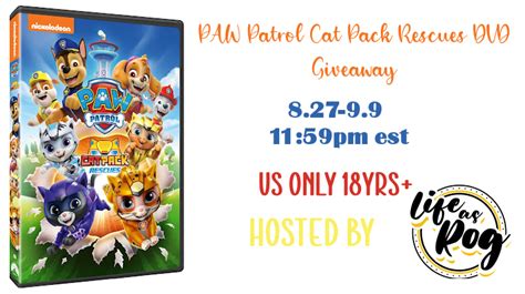 Paw Patrol Cat Pack Rescues Dvd Giveaway Life As Rog