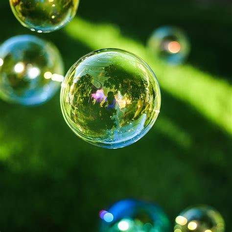 Bubble Summer Day Green Bokeh Ipad Air Wallpapers Free Download