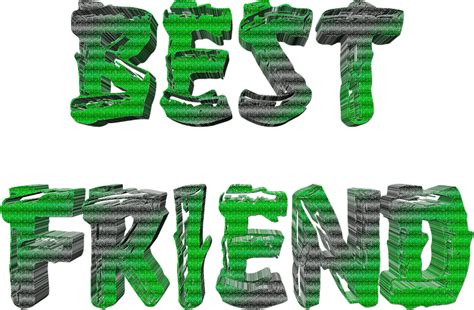 Best Friend Stylized Lettering Clipart Free Download Transparent Png