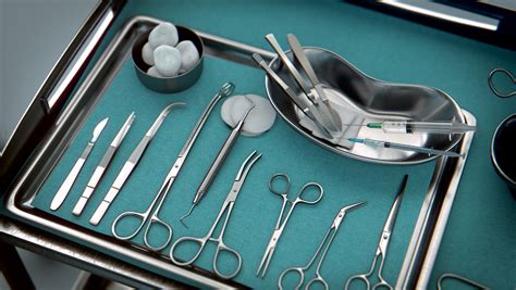 Surgical Instruments Medical Equipment Collection 3d Model