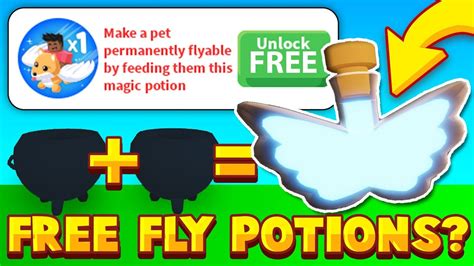 Roblox game, adopt me, is enjoyed by a community of over 30 million players across the world. PLACE TO MAKE FREE FLYING POTIONS IN ADOPT ME? Trying ...