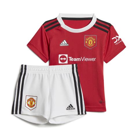 Adidas Manchester United Home Baby Kit 2022 2023 Red