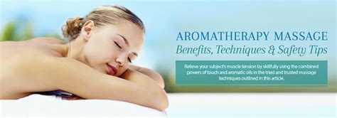 Massage Aromatherapy Massage Using Essential Oils And Carrier Oils