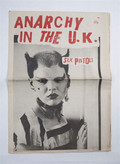 Sue Catwoman On The Cover Of The First Issue Of Anarchy In The Uk