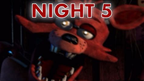 Can I Beat Night 5 In Fnaf 1 Youtube