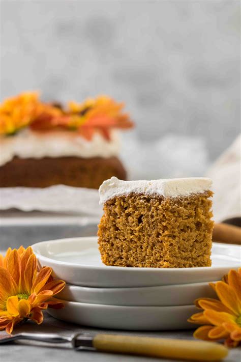 The Easiest Moist Pumpkin Sheet Cake 8x8inch Lifestyle Of A Foodie