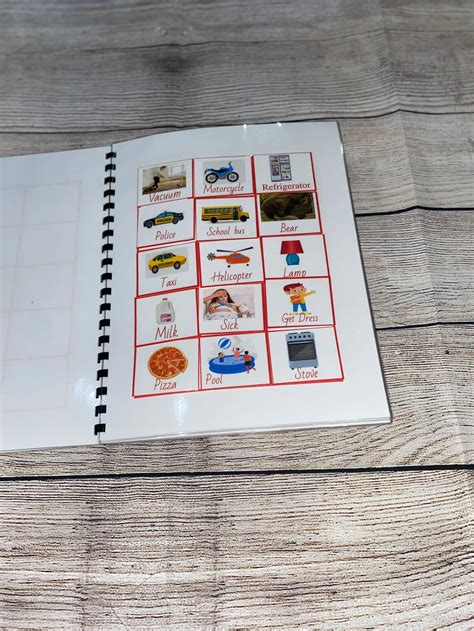 Small Pecs Book Kit Special Need Communication Boards Etsy
