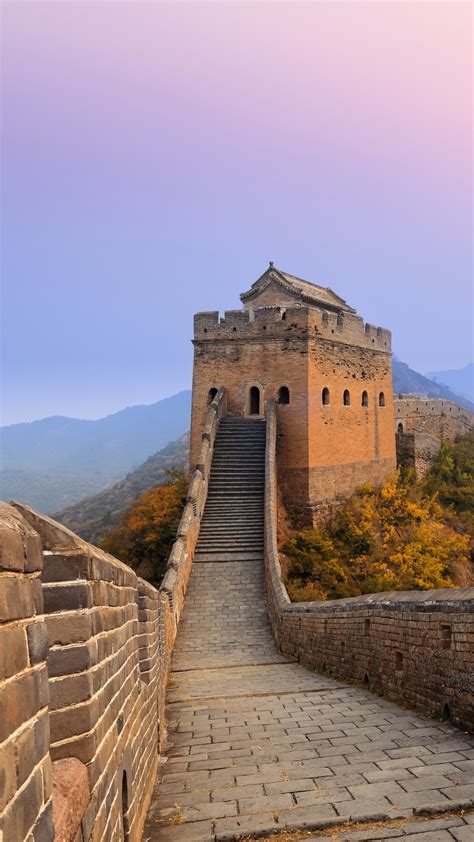Great Wall Of China Wallpaper 4k Jinshanling Sunrise 5k