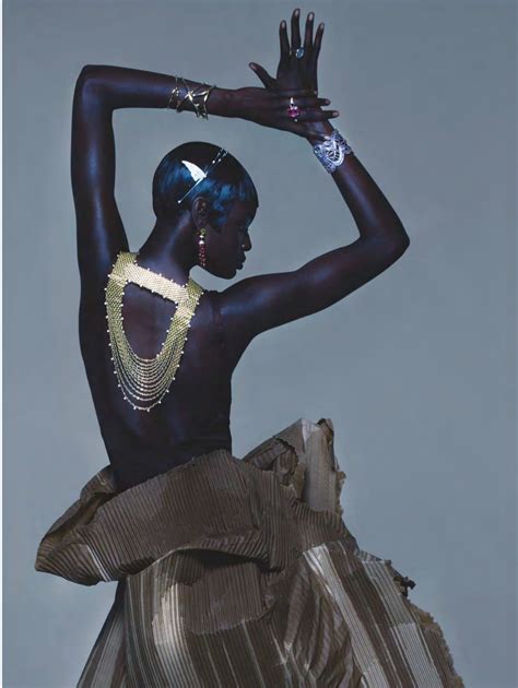 duckie thot captivates in from byzantium jewels lensed by nick knight for vogue uk april
