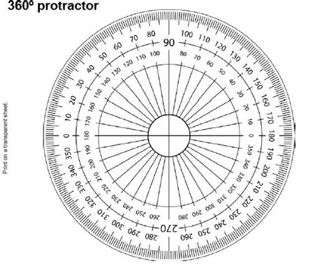 Customize Your Free Printable Protractor Printable Ruler Printables