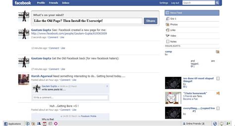 How To Get The Old Facebook Layout Back
