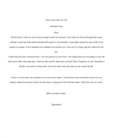 Love Letters For Her 6 Free Word Documents Download