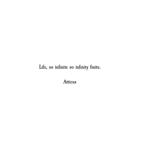 Short Deep Quotes Life So Inflate So Infinitely Flate