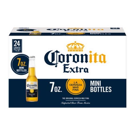Corona Extra Coronita Lager Mexican Beer 24 Bottles 7 Fl Oz King