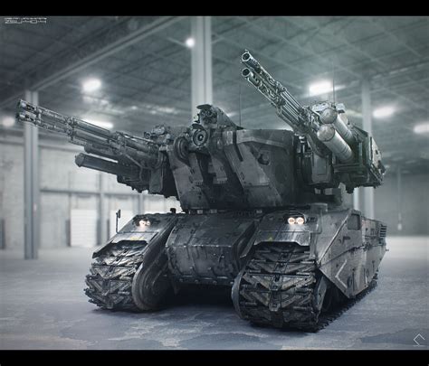 Alex Caldow Concepts Sci Fi Tank Future Tank Tanks Military