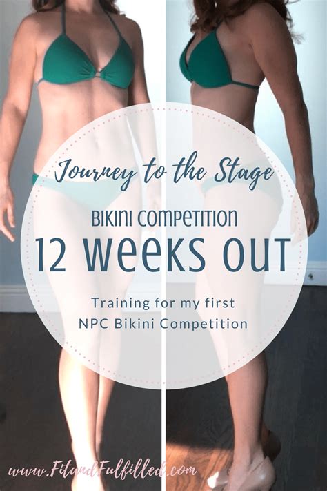 Journey To The Stage 12 Weeks Out Fit And Fulfilled Bikini Prep
