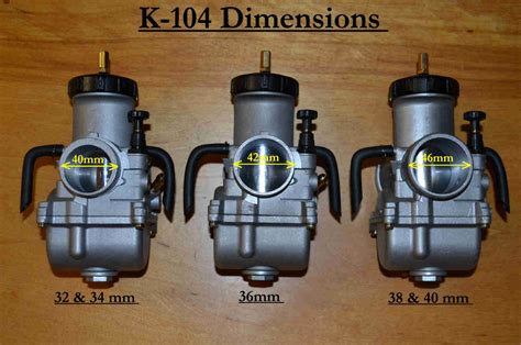 If the carburetor is running too rich, then switching to slightly smaller sized jets may give better performance. Index www.usa-oko.com