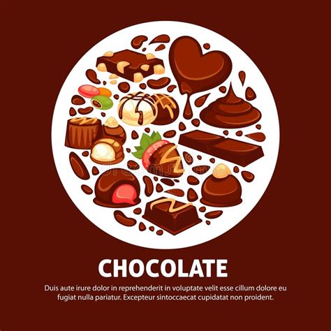 Delicious Chocolate Cream Design To Celebrate Chocolate Day Vector