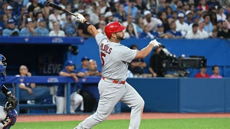 Pujols Home Run Helps Cardinals Snap Blue Jays 7 Game Win Streak Cbc