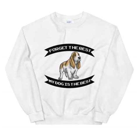 Fun Basset Hound Lovers Dog Sweatshirt For Humans