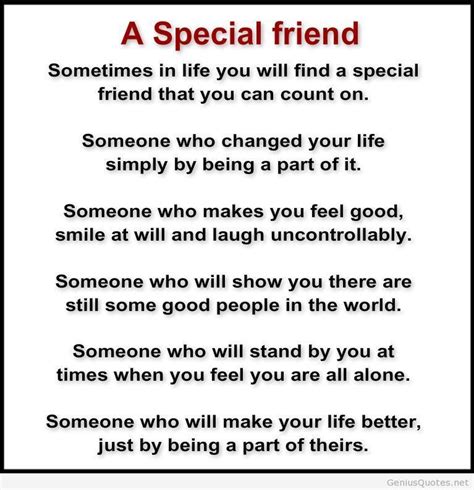 A Special Friend Poem Special Friend Quotes Friend Poems Special Friend