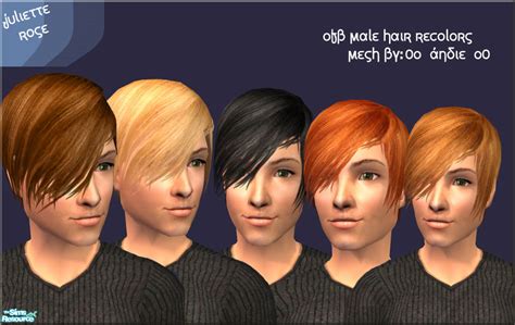 The Sims Resource Ofb Male Hair Recolors