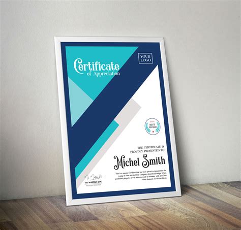 Professional Certificate Design Templates Graphic Prime Graphic