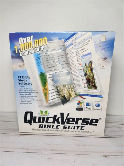 Quickverse Bible Suite 8 Bibles Windows Xpmacuniversal Maps