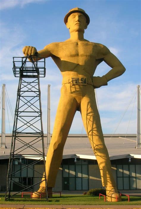 The Golden Driller Or Larry As He Is Sometimes Called Was Donated To