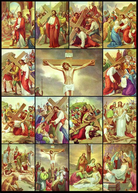 Printable 14 Stations Of The Cross Pictures And Prayers 2023 Calendar