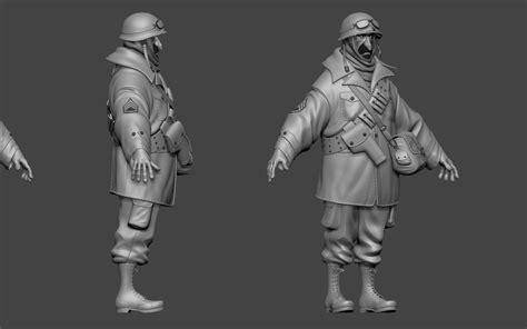 Model A World War 2 Soldier In Maya And Zbrush · 3dtotal · Learn