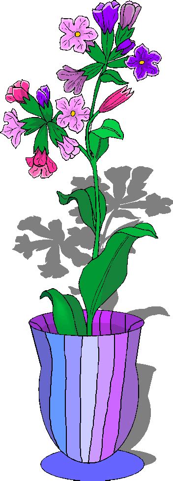 Beautiful Flower Vase With Flowers Png