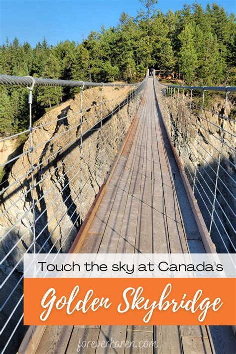Golden Skybridge Canadas Highest Suspension Bridge Suspension