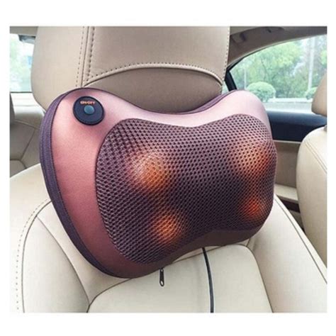 Back Massage Pillow With Heating Function Electric Shiatsu Neck Massager Cushion Relax Neck