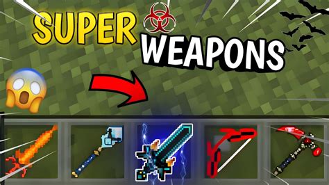 The Most Powerful Weapons In Minecraft Youtube