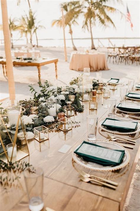 50 Brilliant Beach Wedding Ideas To Embrace Wedding Table Menus Boho